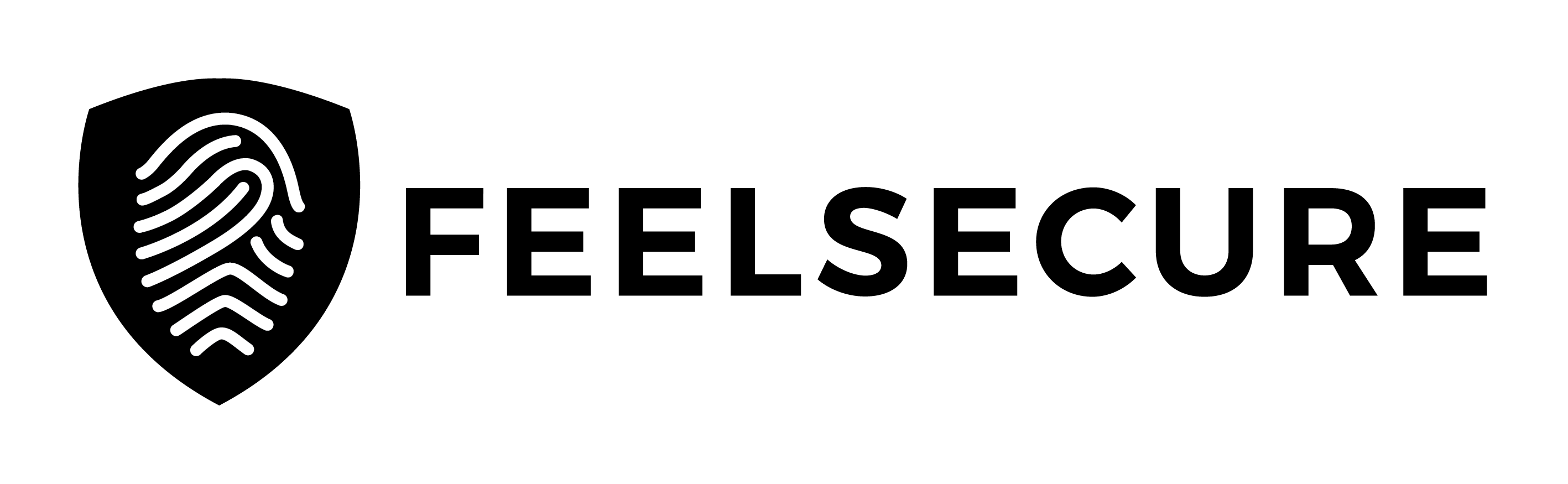 FeelSecure logo zwart zonder slogan